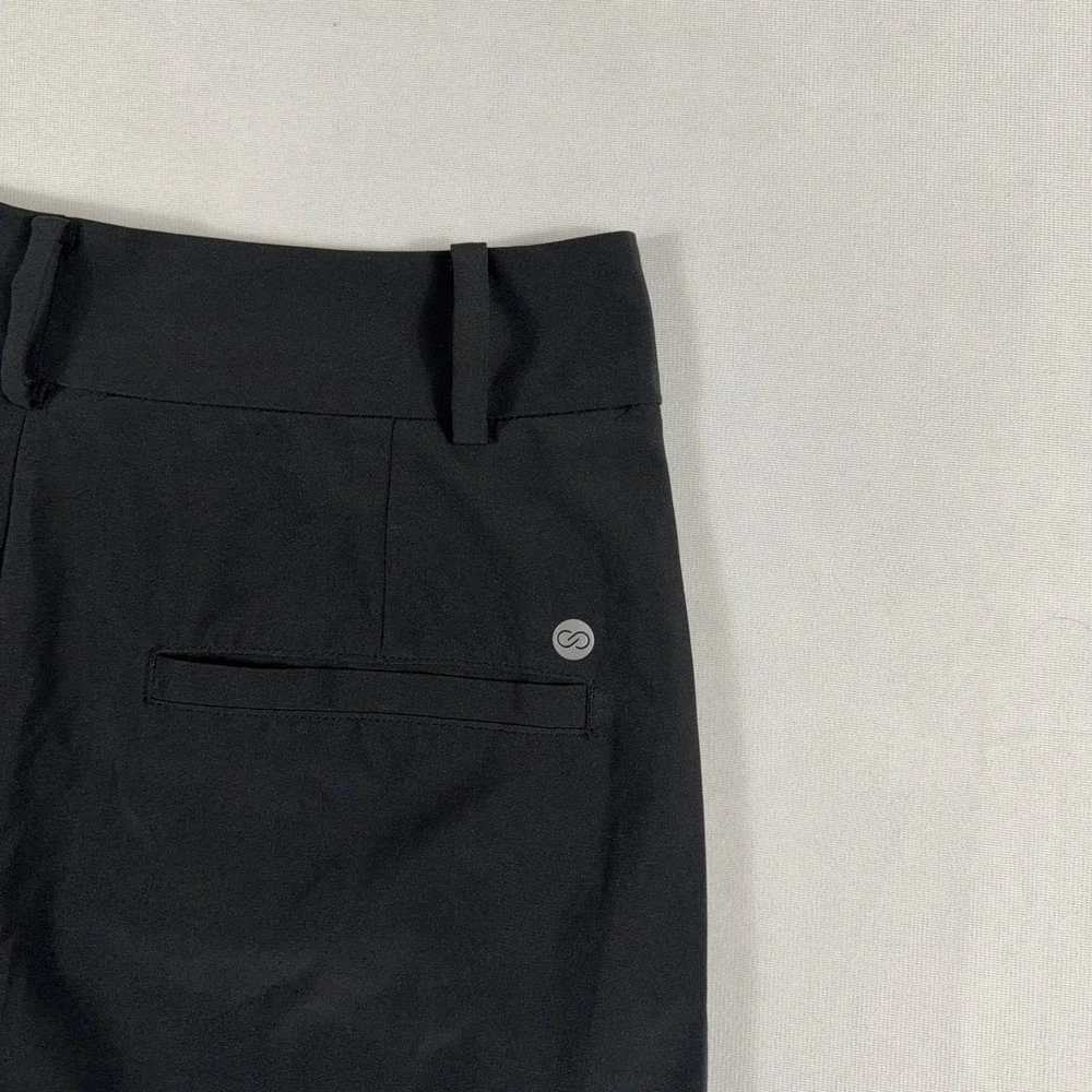 Calia‎ Pleated Golf Shorts Black Active Stretch Women Size 4